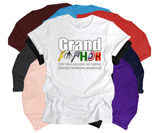 Grand Fathor, Thor, Grandfather, Grandpa, Avengers Shirt, Father's Day Gift, Avengers Men's Shirt, Fathor Definition Shirt, Marvel Shirt