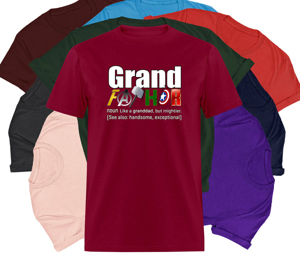 Grand Fathor, Thor, Grandfather, Grandpa, Avengers Shirt, Father's Day Gift, Avengers Men's Shirt, Fathor Definition Shirt, Marvel Shirt