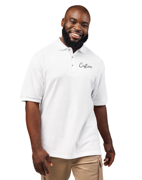 Custom Embroidered Dry Fit Polo Shirt, Business Logo, Company Uniform Shirt