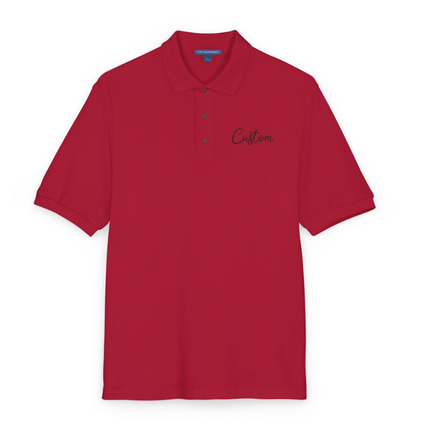 Custom Embroidered Dry Fit Polo Shirt, Business Logo, Company Uniform Shirt