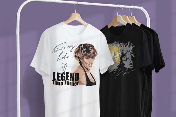 Tina Turner Shirt, RIP Tina Turner T-Shirt, Legend Tina Png, Rock And Roll Queen Top, Rock Music Woman Tee,80s Music Lover, Gold Design Tina Turner, Plus Size Shirt, RIP Queen % 100 Cotton Custom Shirt.