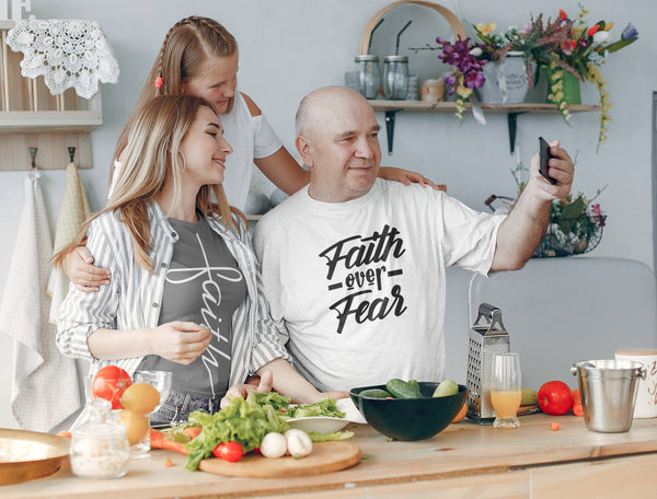 Christian Shirt, Faith Over Fear T-Shirt, Faith T-shirt, Faith Shirt, Religious Shirt, Church, Disciple, Love, Grace, Faith