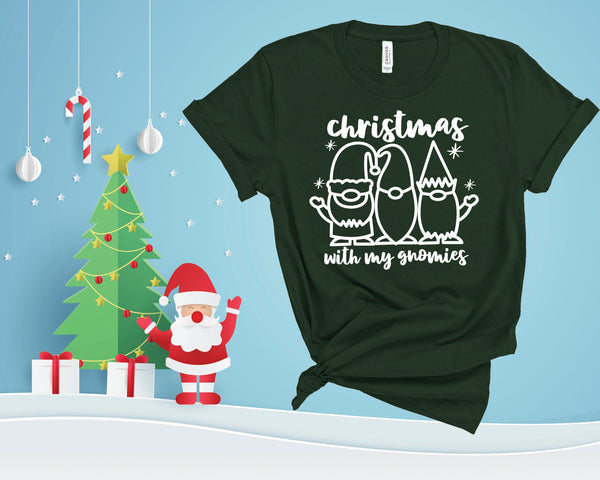 Gnomies Shirt, Christmas Gnomies Shirt, Winter Shirt, Gnomies T-Shirt, Baby Christmas, Women's Christmas, Gnomes Shirt, Xmas Family Shirt