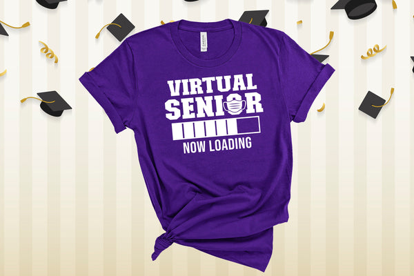 Virtual Senior, Senior 2021 Shirts, Senior Picture Shirt, Social Distancing Shirt, Class Of 2021 Shirt, 2021 Graduation Shirt, Quarantine