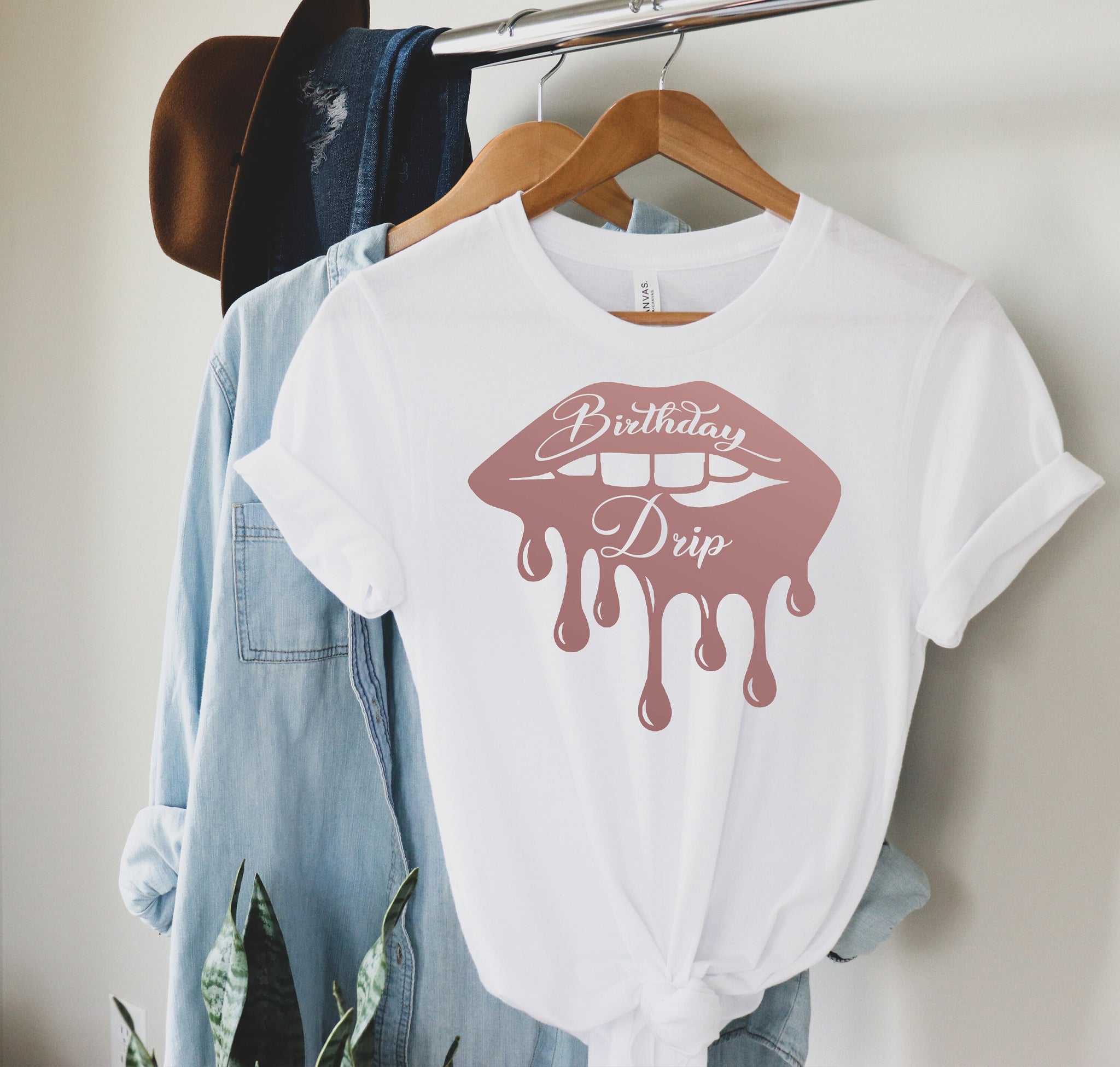 Birthday Drip T-Shirt,Dripping Lip Shirt,Birthday Girl, Best Gift For Men & Women, Unisex Shirts, Best Quality, Fast Shipping