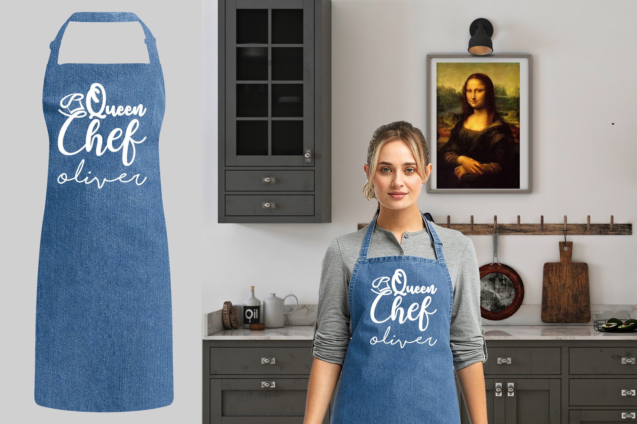 Artist Life Art Teacher, Artist Apron, Personalized Men's Apron, Women's  Apron, Custom 