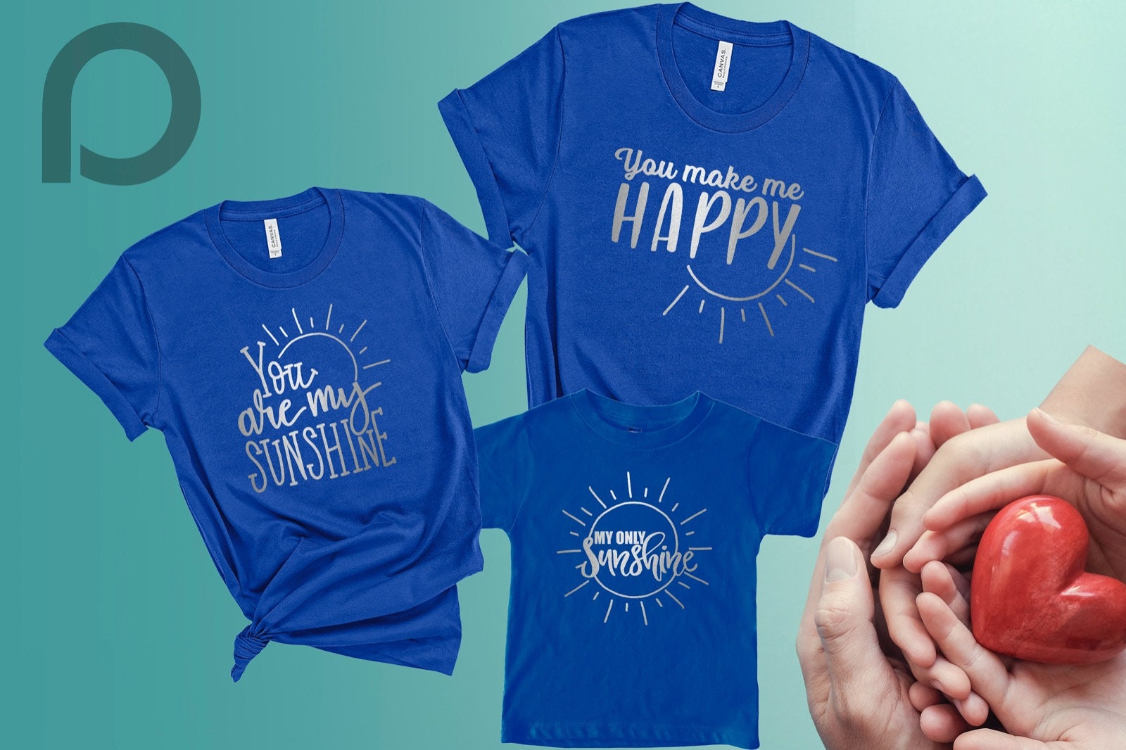 You are my sunshine Shirt, You make me happy Shirt, My only sunshine Shirt,Family Shirt,Couple Shirt, Sunshine T-shirt,Gift for Her