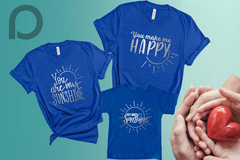 You are my sunshine Shirt, You make me happy Shirt, My only sunshine Shirt,Family Shirt,Couple Shirt, Sunshine T-shirt,Gift for Her