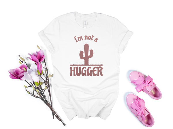 I am Not a Hugger Cactus Shirt, Cute Cactus Shirts, Funny Introvert Shirt, Women's Cactus Shirt, Men's Cactus Shirts, Trendy Shirt Gifts