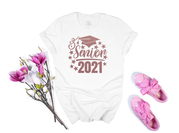 Class of 2021 Shirt, Graduate 2021 Shirt , Gift For Her, Senior 2021 Shirt, Graduation Gift, Custom Graduation Shirt