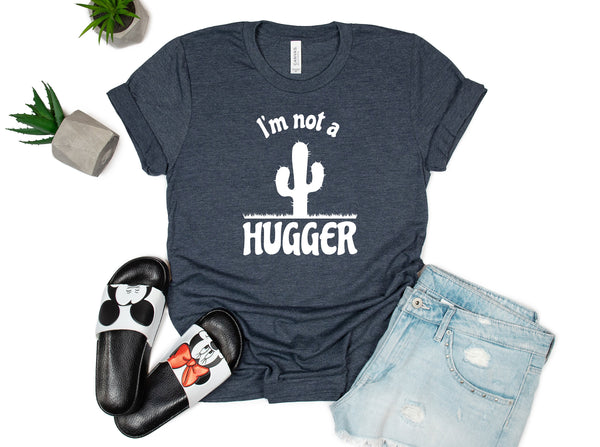 I am Not a Hugger Cactus Shirt, Cute Cactus Shirts, Funny Introvert Shirt, Women's Cactus Shirt, Men's Cactus Shirts, Trendy Shirt Gifts