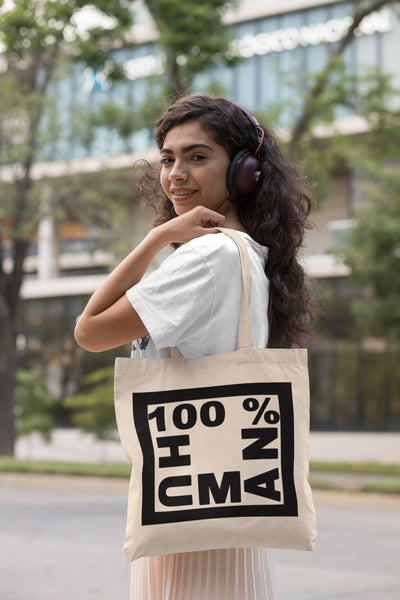 100% Human Tote Bag, Pride Tote, Human Tote Bag,Rise Up Against,Human natural bag, Equality Bag,Human Rights Tote,Human Kind Tote Bag