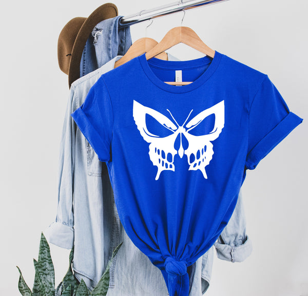 Skull Butterfly Shirt, Cool TShirt, Halloween Shirt, Gift for Halloween, Cute Tshirt, Inspirational Tee, Unisex Shirt, Best Quality