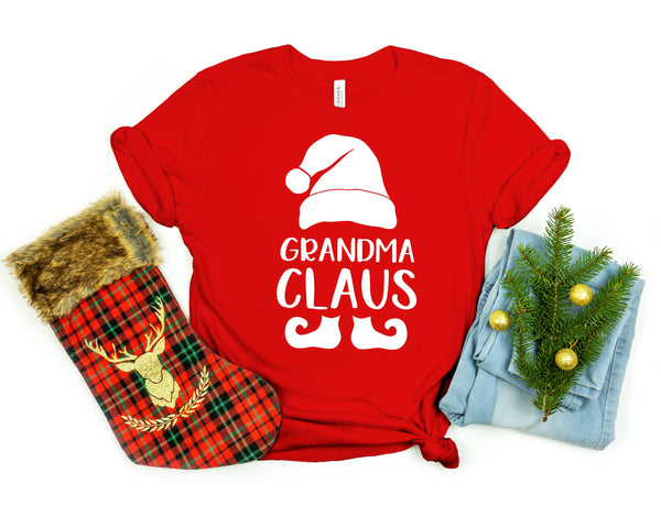 Grandma Claus Shirt, Grandma Christmas Gift, Best Grandma Shirt, Xmas Gift For Grandma