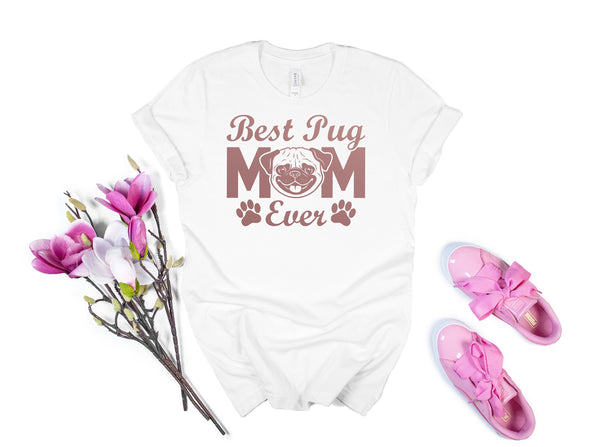 Pug Mom Shirt, Dog Mama Shirt, Pug Dog Mom Shirt