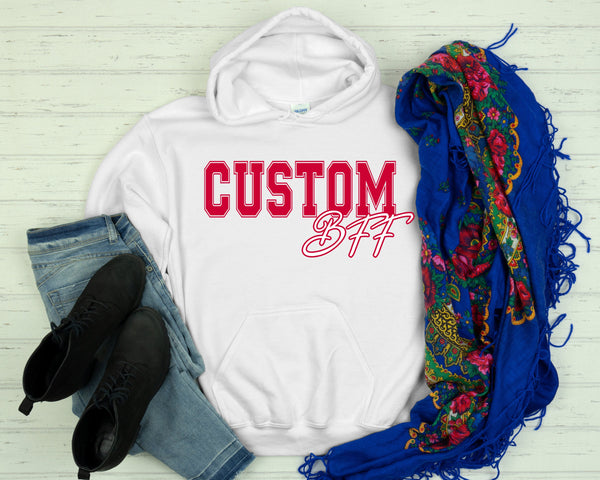 University Hoodie, Family Matching Hoodie, Custom College Hoodie, Design with parents School Tee,Personalized University Hoodie