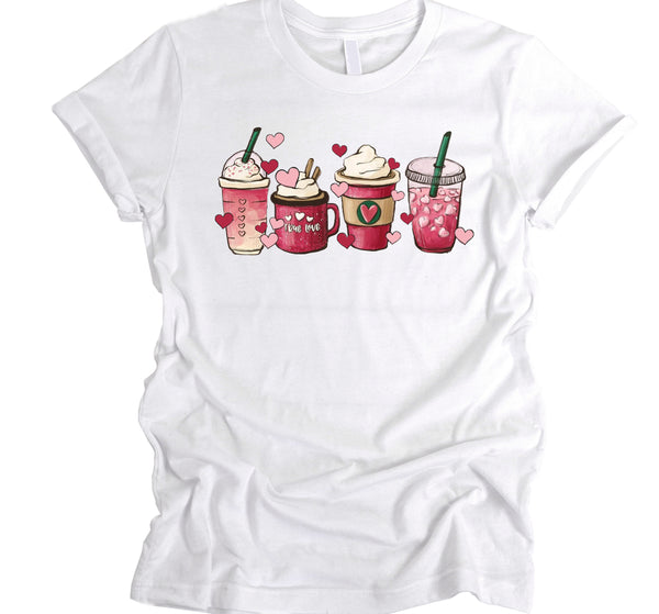 Womens Valentines Day T-Shirt, Valentine Coffee Shirt, Womens Valentines Day Sweater, Valentines Day Shirt, Valentines Tee