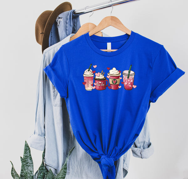 Womens Valentines Day T-Shirt, Valentine Coffee Shirt, Womens Valentines Day Sweater, Valentines Day Shirt, Valentines Tee