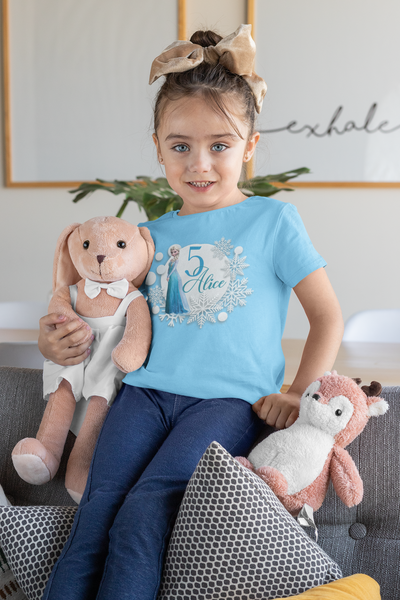 Frozen Elsa Birthday Shirt,Snow,Frozen Shirts,Elsa Shirt, 4th Birthday Shirt,5th, 6th, 7th Queen Elsa Princess Birthday Shirt,Gift for Princess Lover