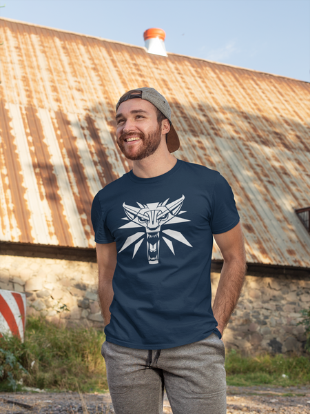 The Witcher, Geralt of Rivia,Witcher T-Shirt, Fear no evil, Classic Shirt, Witcher Symbol Top, Witcher Wolf Medallion, Geralt the Witcher Sweatshirt